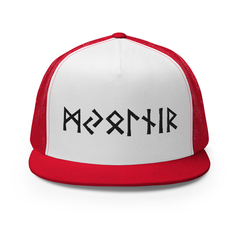 Mjolnir (Old Futhark) Viking Cap