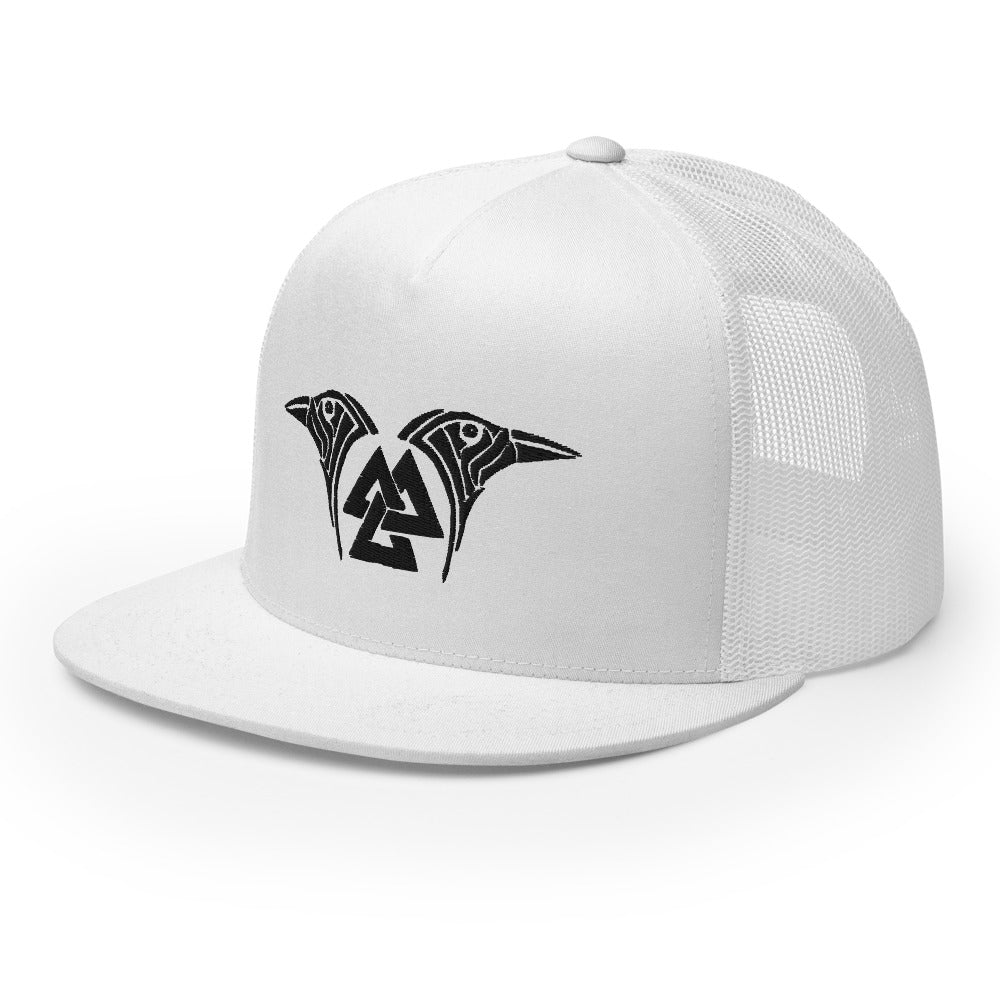 Valknut & Odin's Ravens (Viking Cap)