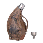 Stainless Steel Contoured Viking Flask