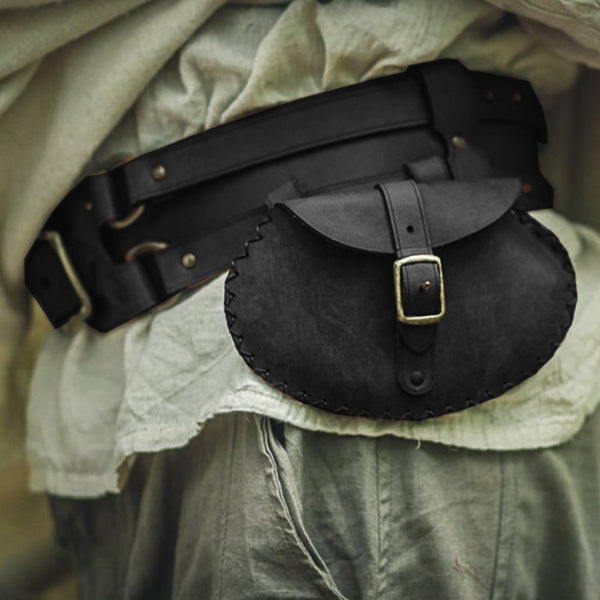 VIKING LEATHER POUCH BAG