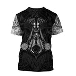 Odin Black Tattoo Viking Shirt