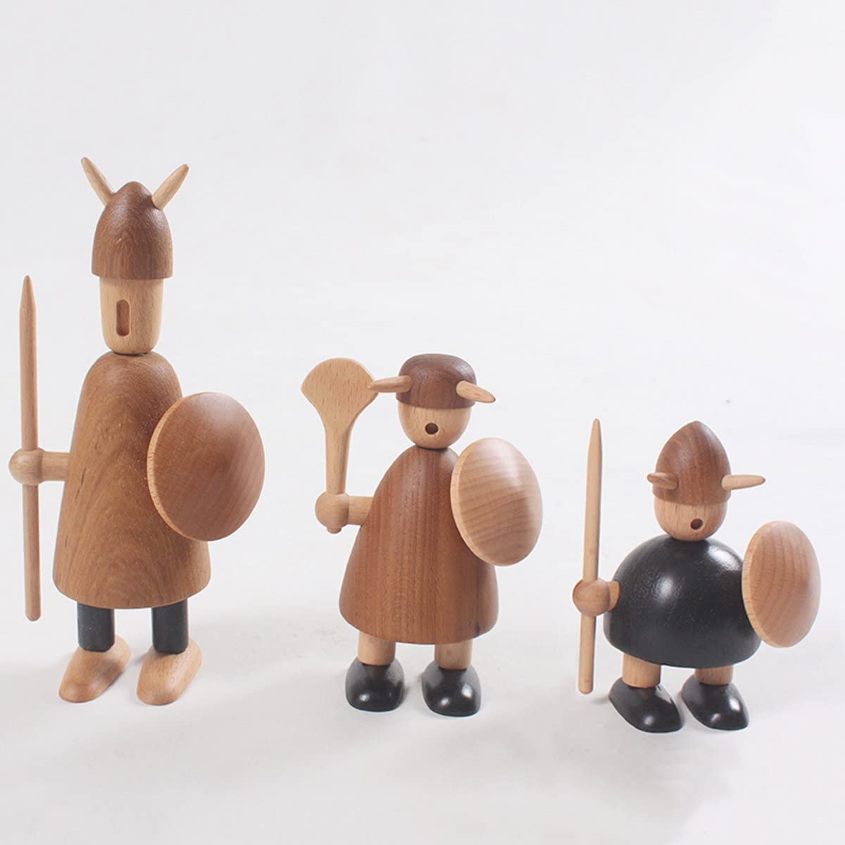 VIKING WOODEN STATUE