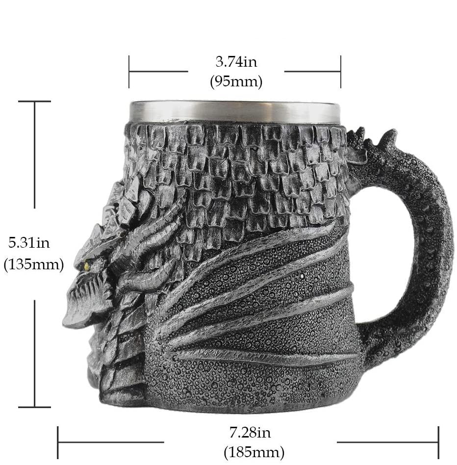 VIKING DRAGON MUG