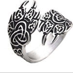 Celtic Berserker Claw Adjustable Ring