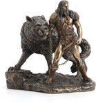 Tyr And The Binding of Fenrir Statue, Norse God Of War Sculpture