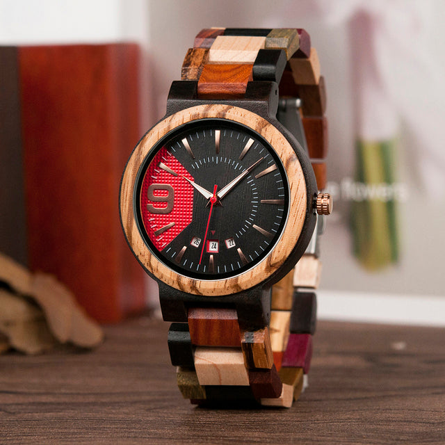 Norse Viking Wood Watch