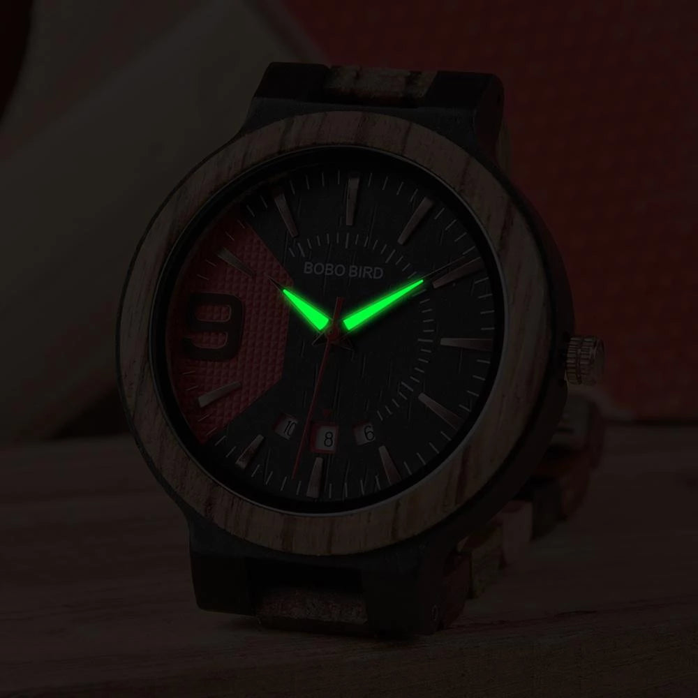 Norse Viking Wood Watch