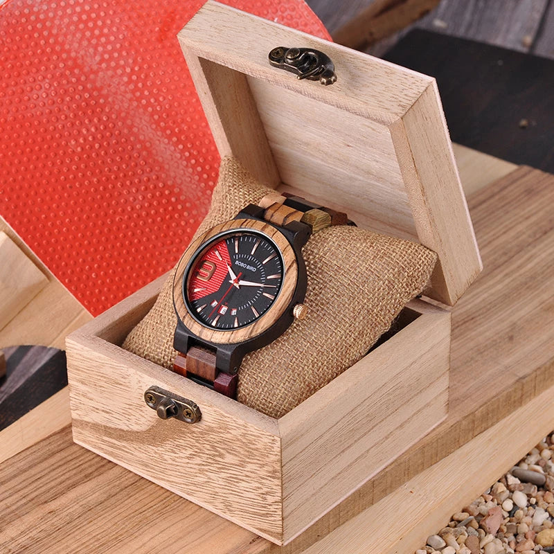 Norse Viking Wood Watch