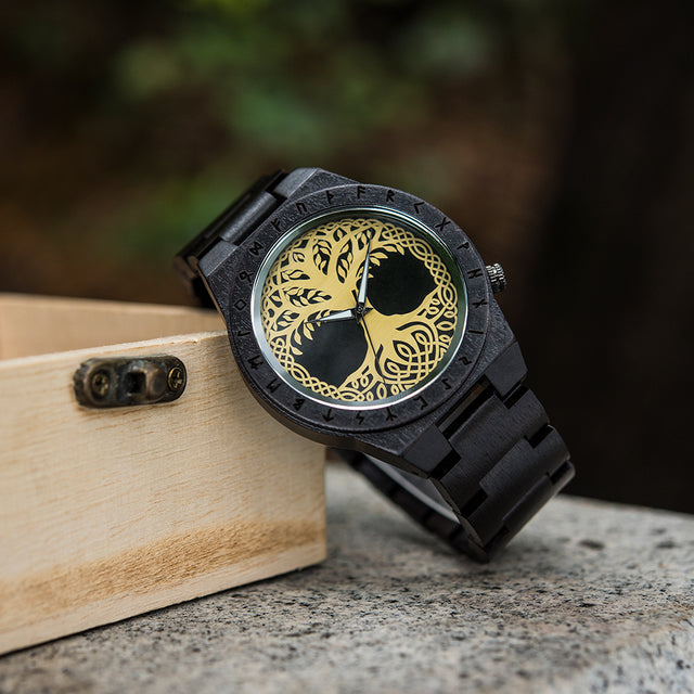 Tree Of Life Wooden Watch