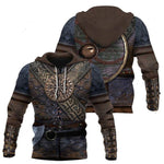 Vikings Armor Helm Of Awe 3D Print Hoodie