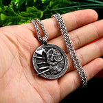 Stainless Steel Viking Warrior Necklace