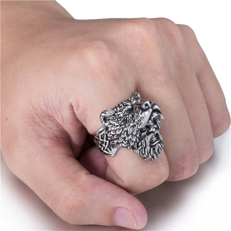 Berserker Viking Warrior Ring