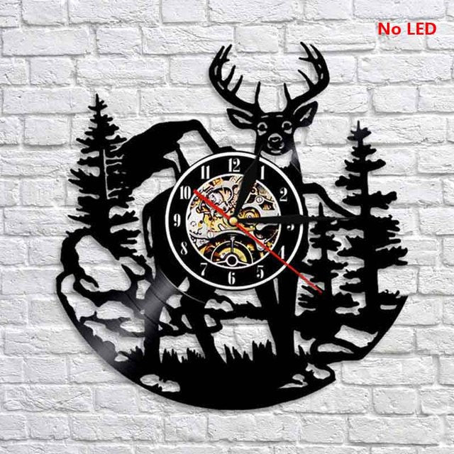 VIKING STAG CLOCK