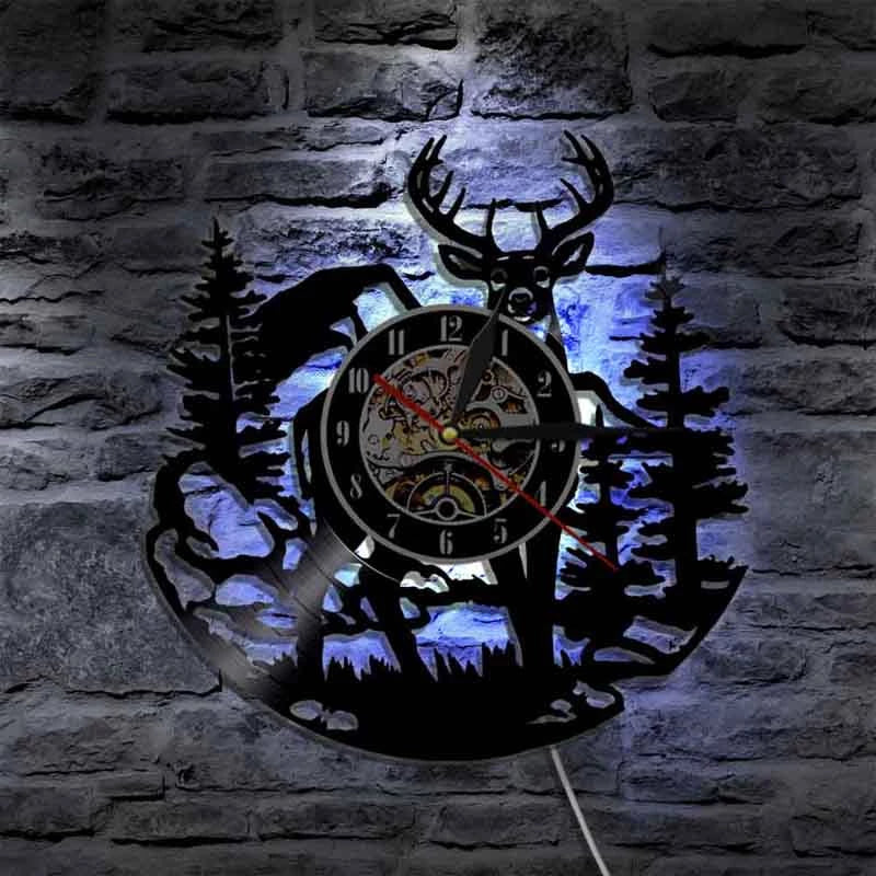 VIKING STAG CLOCK