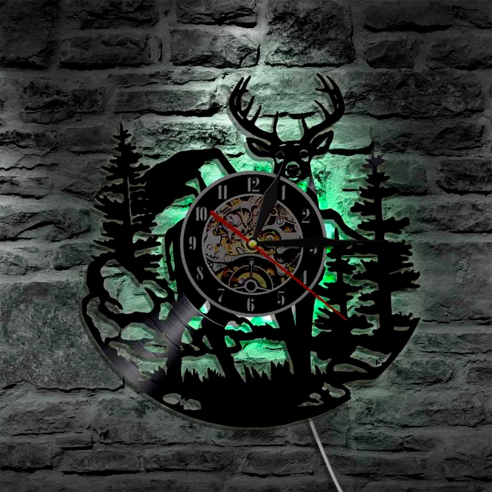 VIKING STAG CLOCK