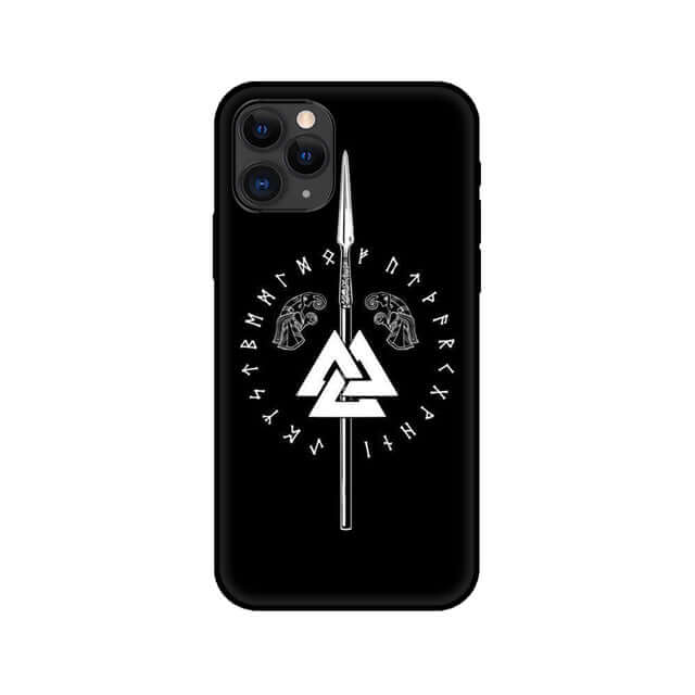 Gungnir And Valknut iPhone Case