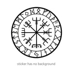 Vegvisir Runes Car Decal Stickers