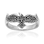 Viking Ravens Celtic Ring