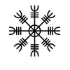 Viking Stickers Compass