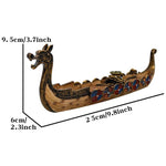 Viking Dragon Boat Backflow Incense Burner