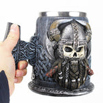 Viking Warrior Skull Mug