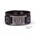 VIKING LEATHER BRACELET YGGDRASIL