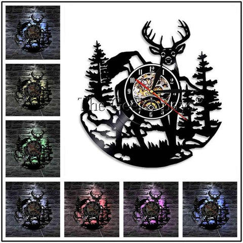 VIKING STAG CLOCK