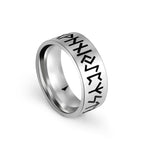 Viking Runic Ring Silver