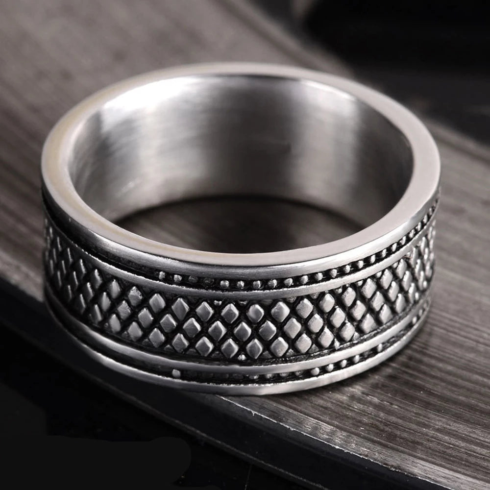 Norse Dragon Scale Viking Ring