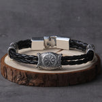 Viking Runes-Vegvisir Compass-Viking Bracelet