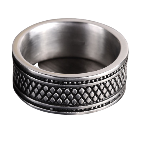 Norse Dragon Scale Viking Ring