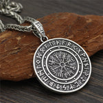 Vegvisir Compass Viking Necklace