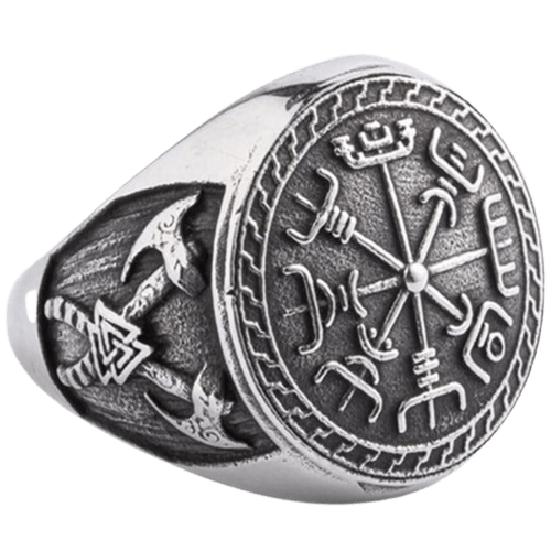 Double Axe (Viking Vegvisir Ring)