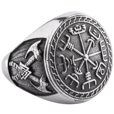 Double Axe (Viking Vegvisir Ring)