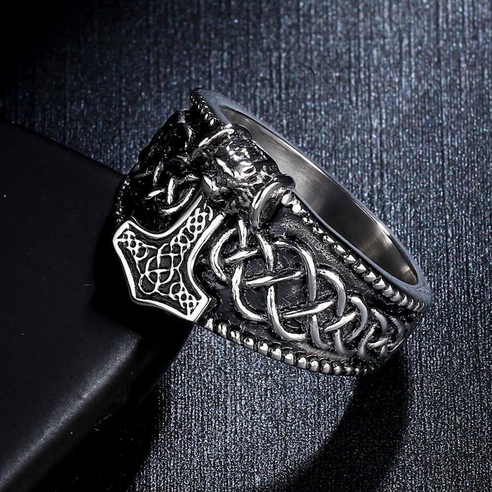 Celtic Thor Mjolnir Ring