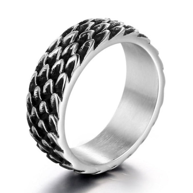 Norse Dragon Scale Ring