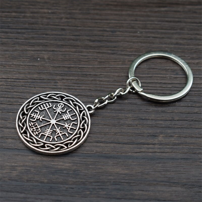 Vegvisir and Knots Keychain