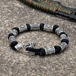 Viking Axe Rune- Beads Paracord Bracelet