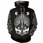 Gungnir And Yggdrasil Viking Hoodie