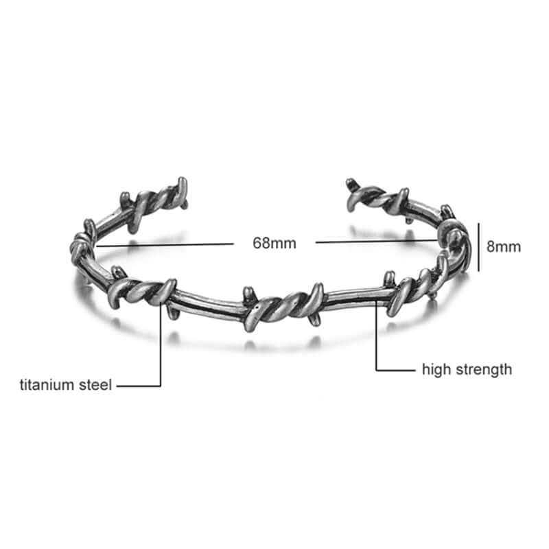 Barb Wire Viking Arm Bracelet