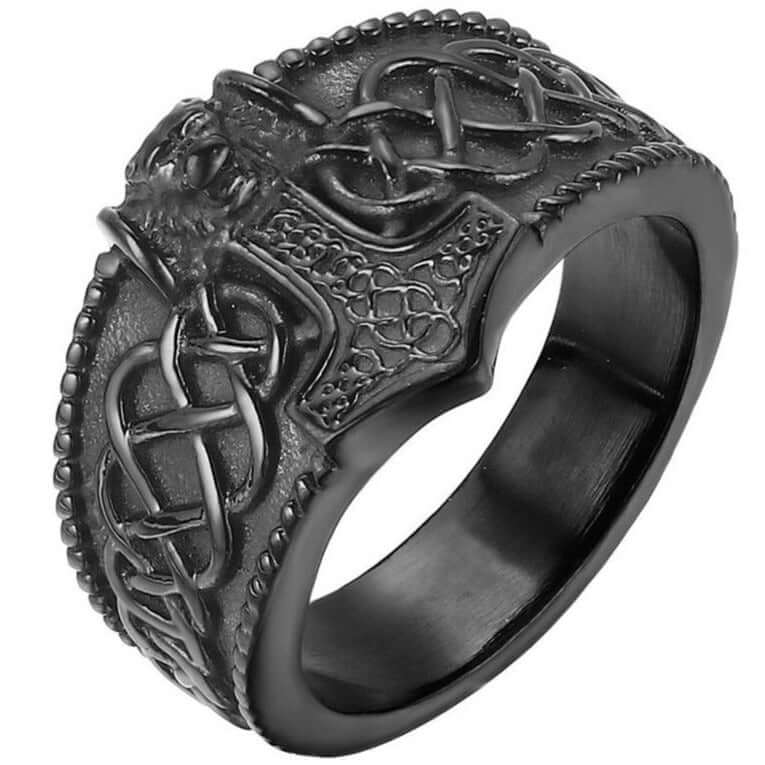 Celtic Thor Mjolnir Ring