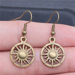 Kolovrat Sun Dangle Earrings