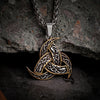 Odin's Horn Triskelion Pendant Necklace