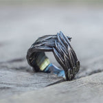 Raven Wings Viking Ring