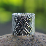 Rozhanitsa Slavic Runes Ring