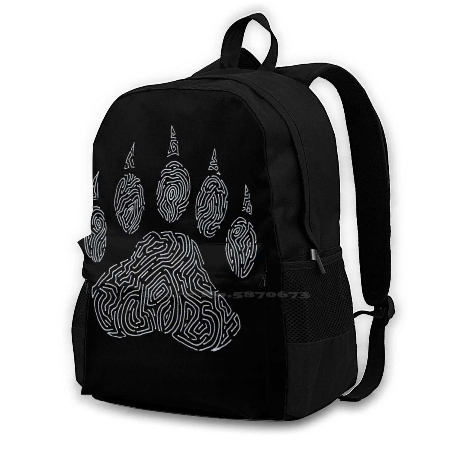 Norse Bear Paw Large Capacity Viking Backpack