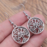 Yggdrasil Tree Of Life Drop Earrings