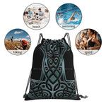 Thor's Hammer-  Mjolnir Drawstring Bag