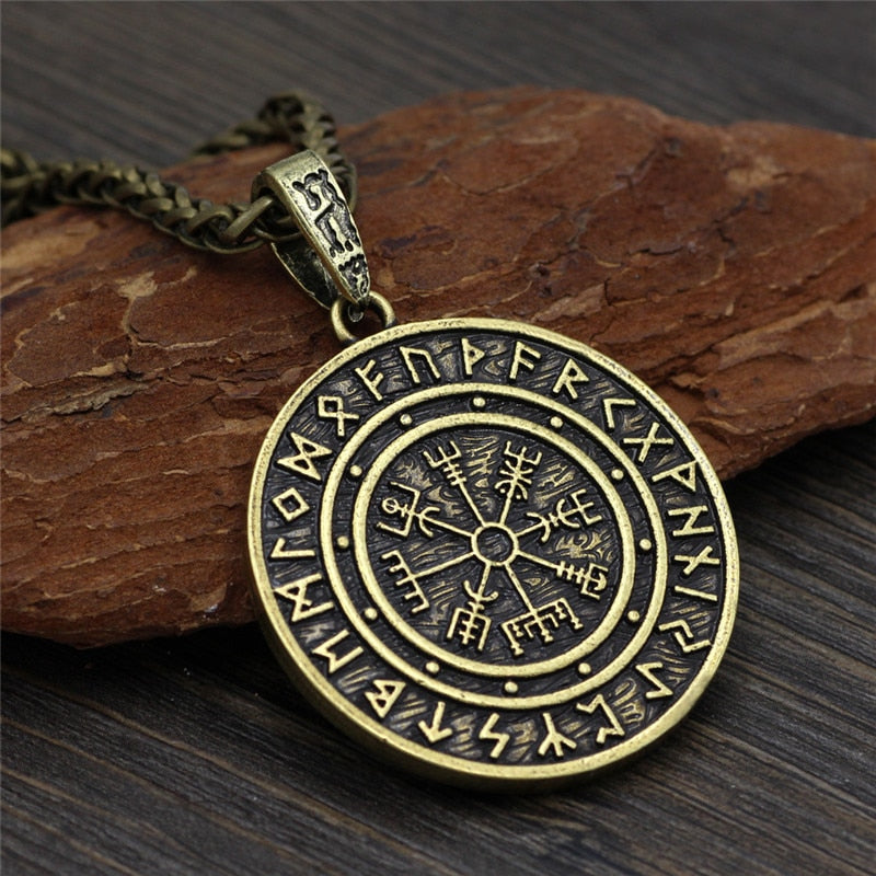 Vegvisir Compass Viking Necklace