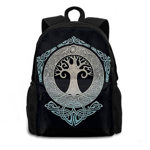 "Yggdrasil" Tree of Life Large Capacity Viking Backpack